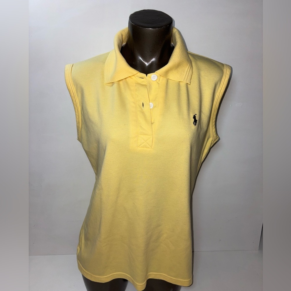 Vintage Polo Ralph Lauren Yellow Sleeveless PTop XL